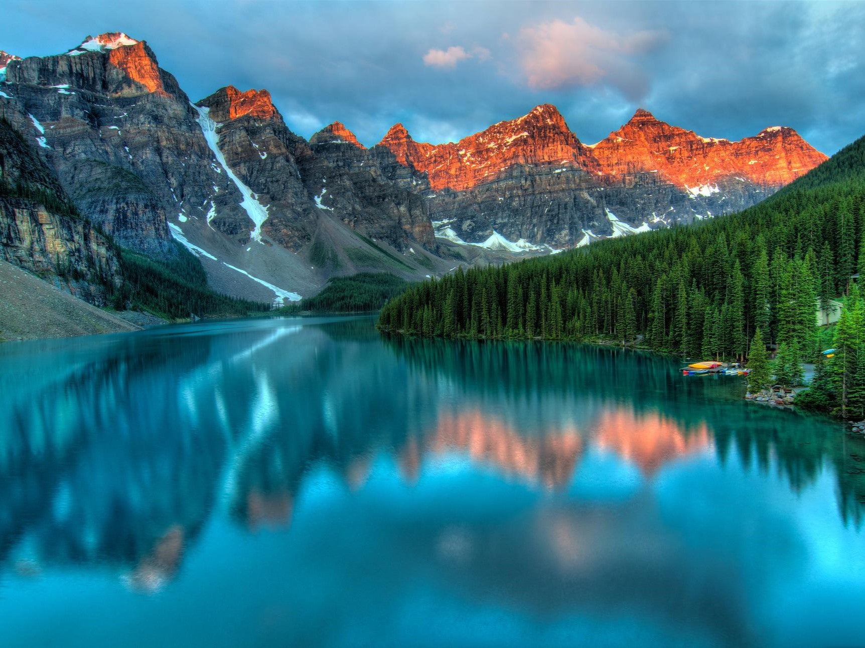 A Perfect Day in the Mountains of Banff